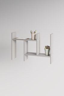 Полка настольная Мелиса Серый Сотера