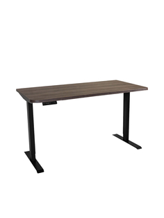 Письменный стол с электрорегулировкой высоты LuxAlto Коричневый/черный 120x60x2.5см, 34155