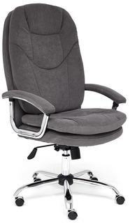 Компьютерное кресло TetChair SOFTY LUX флок , серый