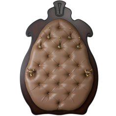 Вешалка настенная Bogacho Квин Каштан Капучино 1