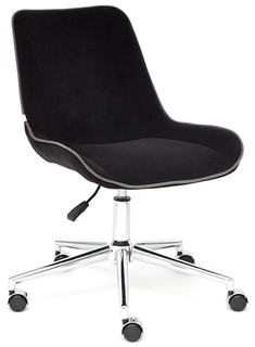 Кресло TetChair STYLE флок , черный, 35