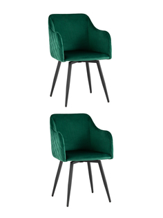 Комплект стульев 2 шт. Stool Group Ника, изумрудный