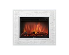 Электрокамин Electrolux Loft 30 камень белый, белая эмаль с очагом EFP/P - 3020LS