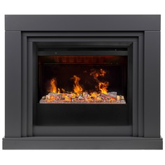 Электрокамин RealFlame Stanley 26 WT с Helios 26 SBG 3D, увлажнение воздуха