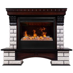Электрокамин RealFlame Country AO с Helios 26 SBG,5 3D, увлажнение воздуха