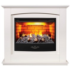 Электрокамин RealFlame Canada WT с FireStar 25,5 3D, увлажнение воздуха