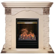 Электрокамин RealFlame Dublin Lux WT с Olympic 3D, увлажнение воздуха