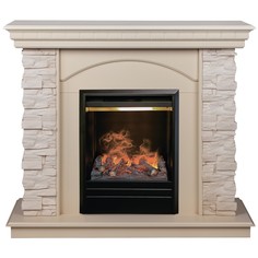 Электрокамин RealFlame Elford WT с Olympic 3D, живое пламя