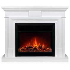 Электрокамин RealFlame Marco WT с Moonblaze Lux BL, широкий экран