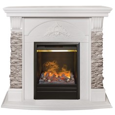 Электрокамин RealFlame Athena GR с 3D Olympic, живое пламя
