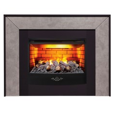 Электрокамин RealFlame Jersey 255 GR-F718 с FireStar 25,5 3D, увлажнение воздуха