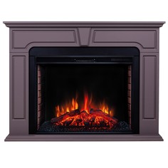 Электрокамин RealFlame Theodor 33 GR с Epsilon 33 S, звуковая имитация горения