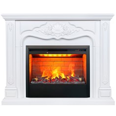 Электрокамин RealFlame Victoria WT с Helios 26 3D, увлажнение воздуха