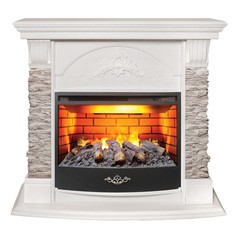 Электрокамин RealFlame Athena GR с 3D Firestar 25.5, очаг со звуком