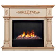 Электрокамин RealFlame Silvia 26 WT-619B с очагом 3D Cassette 630