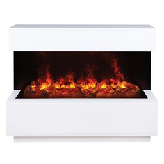 Электрокамин RealFlame Modern WT с 3D Cassette 1000, увлажнение воздуха