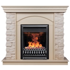 Электрокамин RealFlame Elford WT с 3D Oregan, звук потрескивания дров, 3D имитация пламени