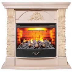 Электрокамин RealFlame Athena WT с 3D Firestar 25.5, живое пламя