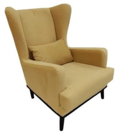 Кресло SAV Оскар желтый велюр MAX YELLOW Smart