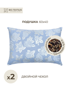Подушка Bio-Textiles «Сила природы» тик/лузга гречихи (40*60)