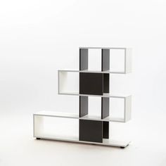 Стеллаж LETTA Quattro Plus, Белое тиснение / Антрацит