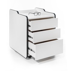 Тумба для игрового компьютерного стола VMMGAME CASE 50 WHITE BLACK