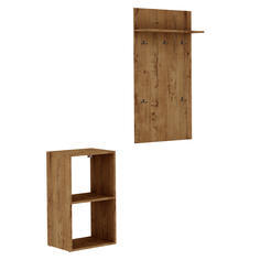 Прихожая Миф Мартин с тумбой 40х35х74 см Дуб Вотан Набор