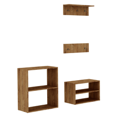 Прихожая Миф Мартин с тумбой 60х35х40 см Дуб Вотан Набор