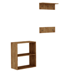 Прихожая Миф Мартин с тумбой 60х35х74 см Дуб Вотан Набор