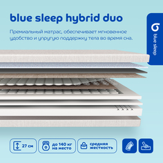 Матрас Blue Sleep Hybrid Duo 200х180 см