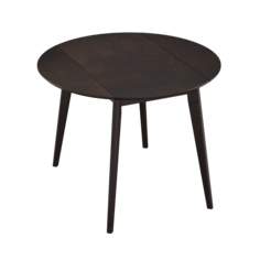Стол обеденный Daiva casa Орион Classic Drop Leaf 100х(51-100) см, орех