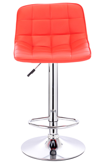 Стул барный Everprof Cooper красный/серебристый