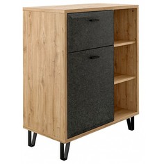 Тумба комбинированная Grace KOM1D1S дуб наварра BRW_UT-70039410 Black Red White