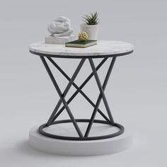 Журнальный столик Star Black/White No Brand
