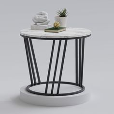 Журнальный столик Olimp Black/White No Brand