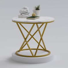 Журнальный столик Star Gold/White No Brand