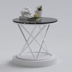 Журнальный столик Star White/Black No Brand