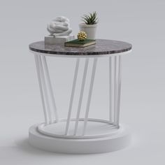 Журнальный столик Olimp White/Grey No Brand