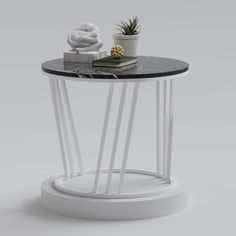 Журнальный столик Olimp White/Black No Brand