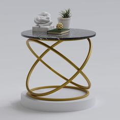 Журнальный столик Saturn Gold/Black No Brand
