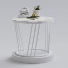 Журнальный столик Olimp White/White No Brand