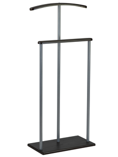 Вешалка костюмная Мебелик Дэви 1 металлик/венге