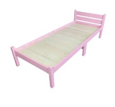 Кровать односпальная Solarius Классика Компакт сплошное основание 190х80, цвет розовый