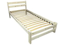 Кровать односпальная Solarius Мишка Ортопедическая 90х200, без покраски