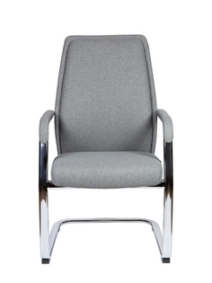 Офисное кресло Norden Liverpool CF grey fabric, алюминиевая база, серая ткань