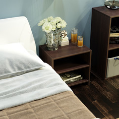 Тумба Ластра Basic прикроватная, 43x33x41, венге