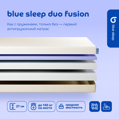 Матрас беспружинный Blue Sleep Duo Fusion, 180х200 см