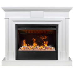 Электрокамин RealFlame Marco WT с 3D Helios 26 SBG, увлажнение воздуха