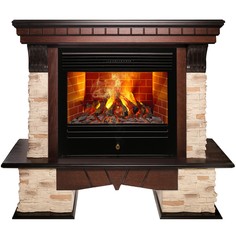Электрокамин RealFlame Rockland 26 AO с Novara 26 3D, увлажнение воздуха