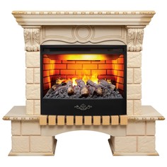 Электрокамин RealFlame Bolero WT с FireStar 25,5 3D, увлажнение воздуха